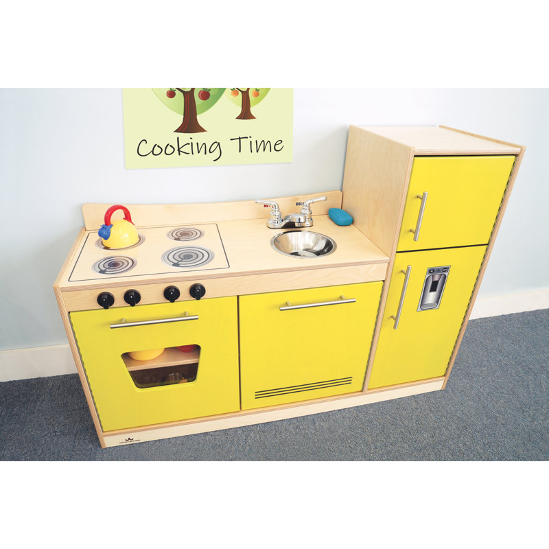 Whitney Bros. 3 Piece Contemporary Toddler Kitchen Set & Reviews Wayfair